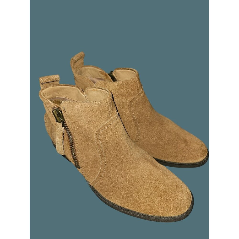 Ugg Upper Suede Side Zip Aureo Ankle Booties Women Size 6.5 - Picture 4 of 10